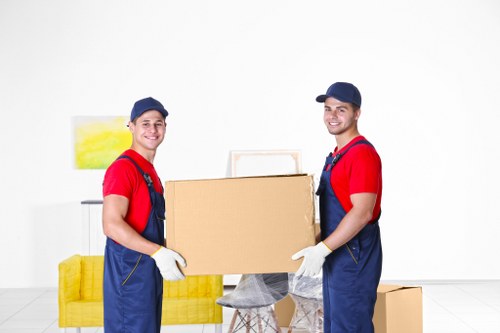 Furniture and boxes ready for a Tottenham storage quote assessment